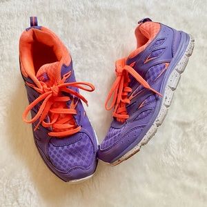 Champion | Orange & purple athletic sneaker